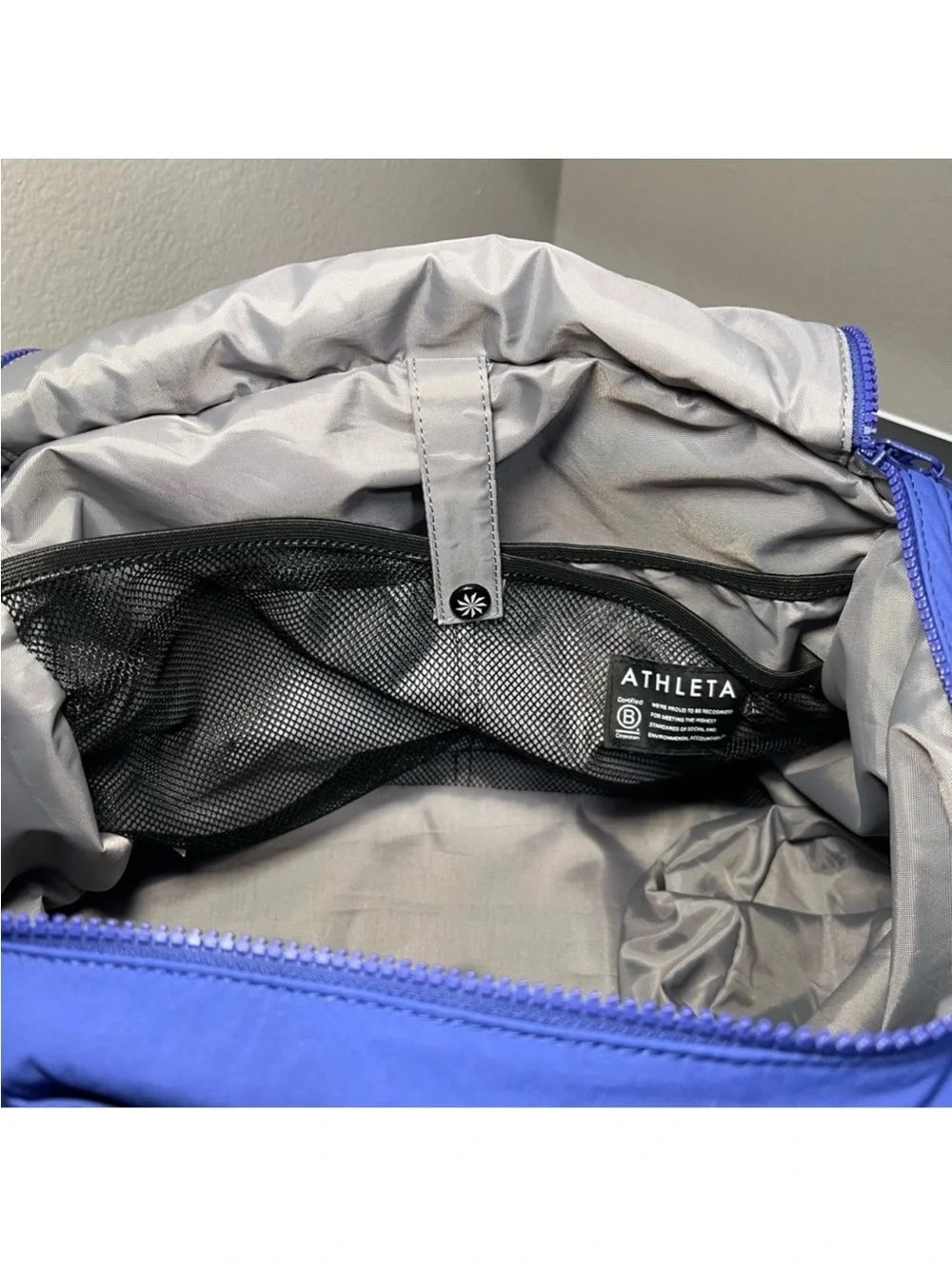 Athleta Blue Kinetic Duffel Bag